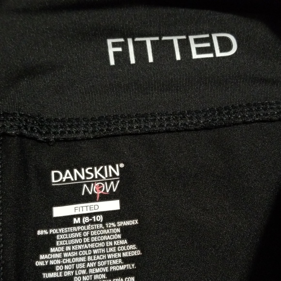 Danskin Now Fitted Workout Pants Black - Picture 3 of 4